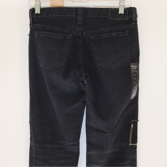 NWT Polo by Ralph Lauren Patchwork Denim Jeans - Picture 3 of 7